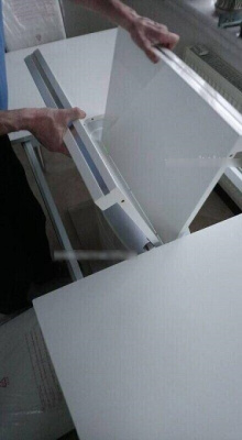 Стол обеденный SIGNAL FANO 120 белый лак 