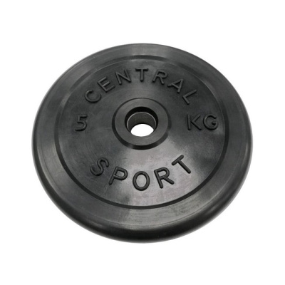 Диск обрезиненный Central Sport 5кг 26мм