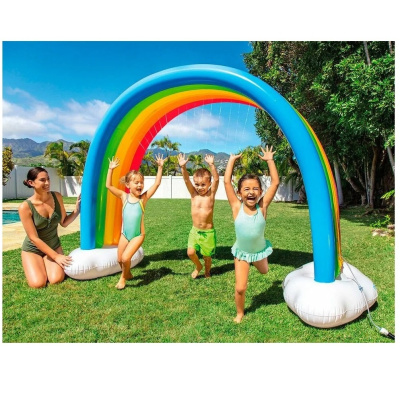 Надувной разбрызгиватель Intex Радуга 300х109х180 см 56597
