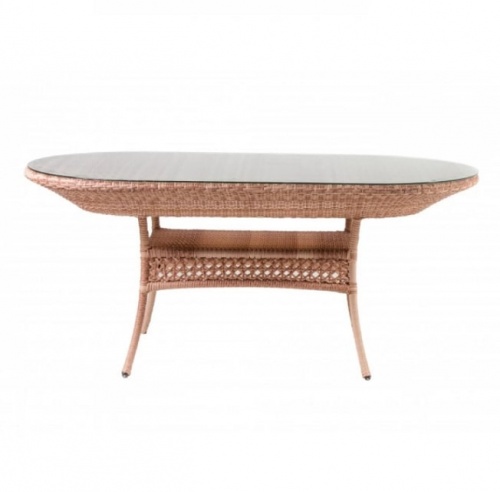 Стол обеденный овальный CAMELLIA светлый