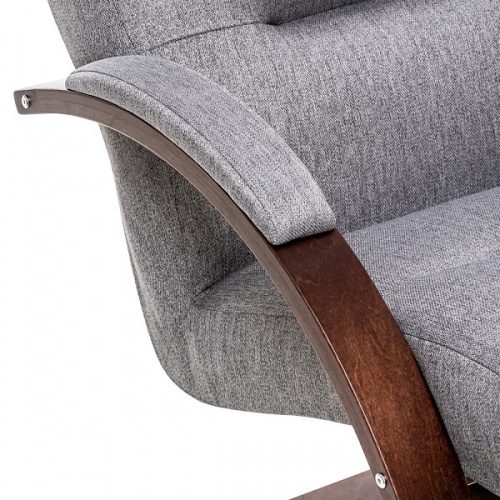 Кресло-качалка Leset Милано орех текстура Малмо 90