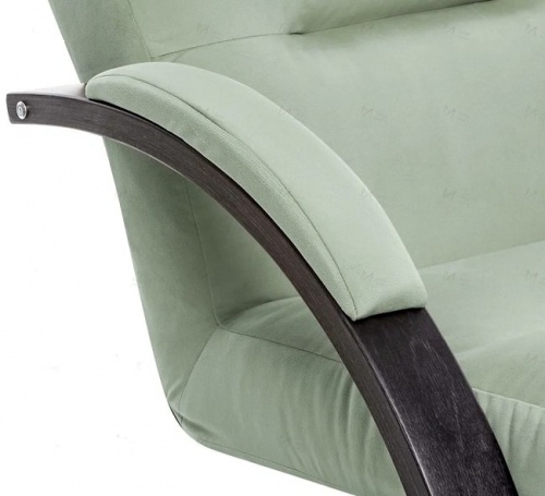 Кресло-качалка Leset Милано венге текстура Velur V14