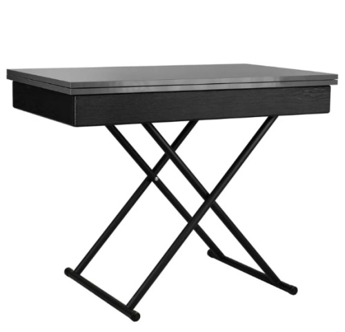 Стол трансформер Лерон графит темный черный 