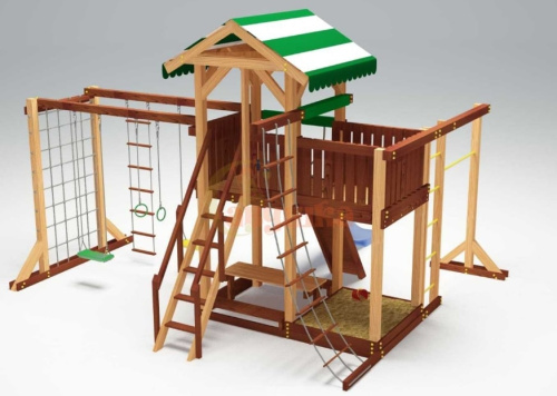 Детская спортивная площадка для дачи Савушка 4 Cезона 6