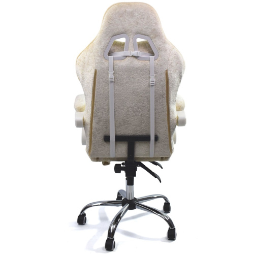 Вибромассажное кресло Calviano AVANTI ULTIMATO beige fabric 