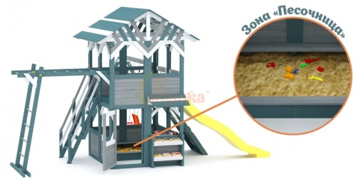 Детский игровой комплекс для дачи Савушка PlayHouse-1