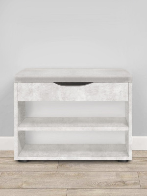 Банкетка Этна СН-122.07 бетон спаркс лайт 