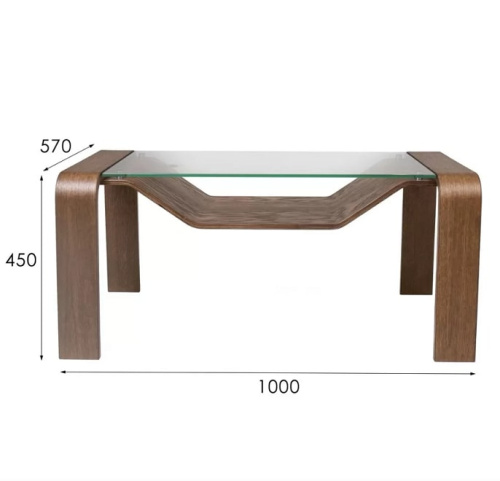 Стол журнальный Гурон 1 орех американский 