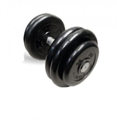 MB-FdbM-B 38,5 Гантель неразборная черная 38,5 кг
