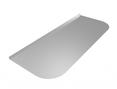 Лист предтопочный НЕРЖ 1000х400х0,5мм