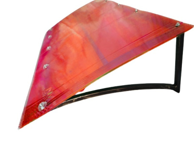 Козырек сварной КЗ-6 красный