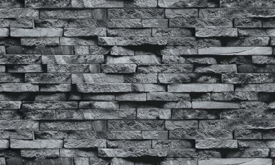 Плита Декор Серый камень №1008 Горизонталь 1200х600х8мм