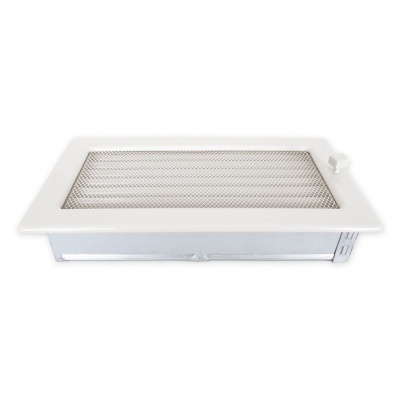 Вентиляционная решетка кремовый с задвижкой 17х30