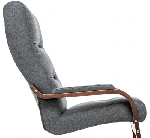 Кресло Leset ОСКАР орех текстура Малмо 95 