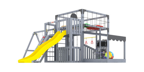 Детская площадка для дачи Савушка КУБ-5 Серый