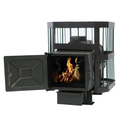 Чугунная банная печь Сибирь-15