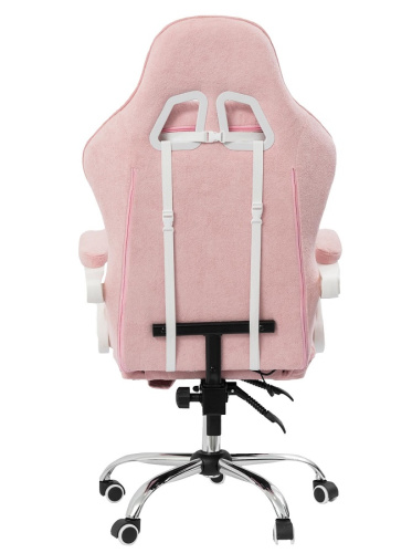 Вибромассажное кресло Calviano ASTI ULTIMATO pink fabric 