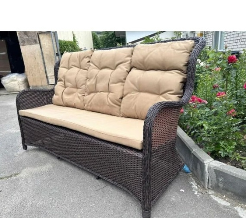 Диван 3-х местный AMARANT шоколад/бежевый