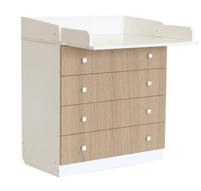 Комод Polini Kids Simple 1880 белый/ваниль 