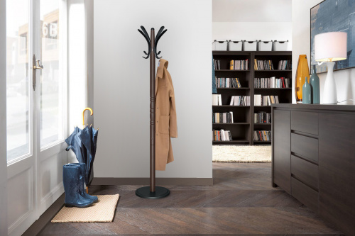 Вешалка Sheffilton SHT-CR15 коричневый/черный муар 