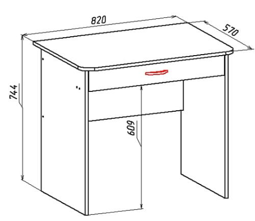 Стол ФОРУМ дуб монте-карло 