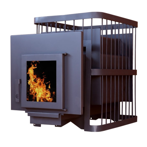 Печь банная ComfortProm Сталь 8мм 20 дверь со стеклом