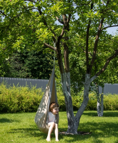 Подвесные детские качели гамак-кокон Romana 1.Д-26.19 (бежевый)