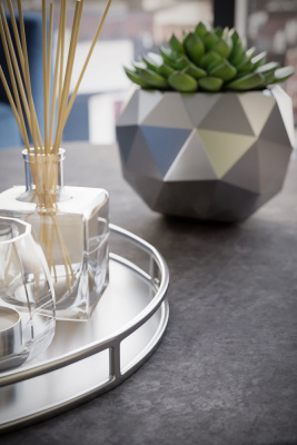 Стол журнальный Бруклин серый бетон дуб сонома 