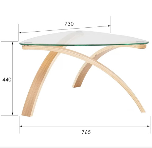Стол журнальный Гурон 3 дуб 