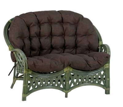 IND Комплект Черчилль (Рузвельт) 1 овальный столик олива темные подушки 