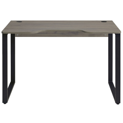 Стол геймерский Гонконг ДТ-3 130x70x75 сосна пасадена металл черный 