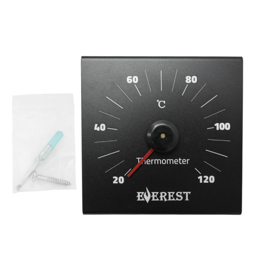 Термометр EVEREST Line алюминий BLACK (TG-22)