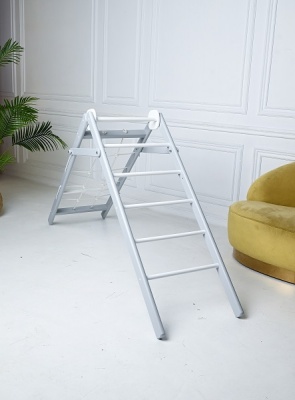 Детский спортивный комплекс Perfetto sport Scala in legno 2 grigiо PS-117