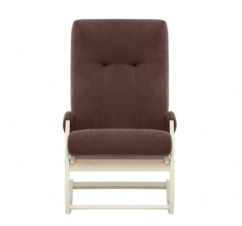 Кресло-качалка Leset Блисс слоновая кость Antonio Chocolate