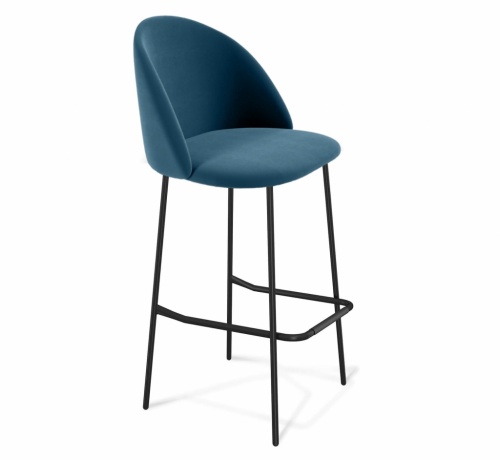 Стул барный Sheffilton SHT-ST35/S29 тихий океан черный муар 