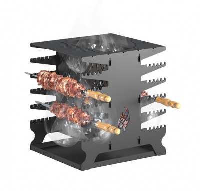 Мангал разборный вертикальный