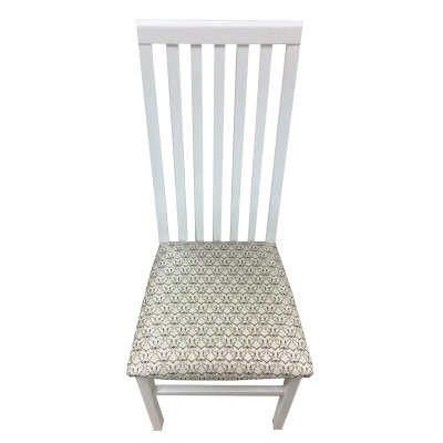 Стул МДК-82.1 Эмаль белая Жаккард Лоди 