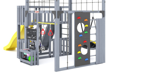 Детская площадка для дачи Савушка КУБ-3 Серый