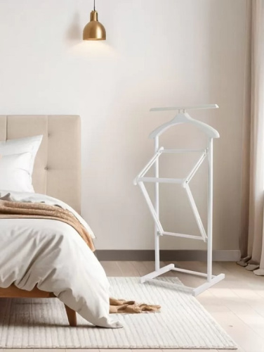 Вешалка костюмная складная В 21Н белый 