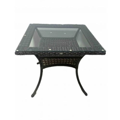 Стол обеденный квадратный DECO 90х90 серо-коричневый