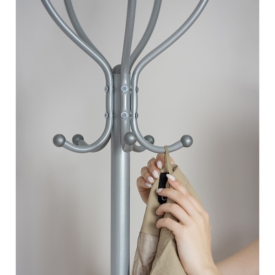 Вешалка напольная М 10 металлик 