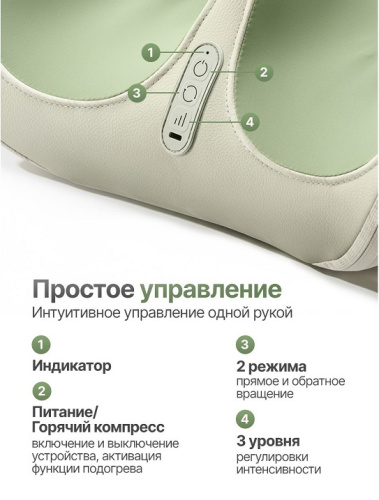 Вибромассажер для ног и ступней DFC LAZYCLOUD с беспроводным контроллером