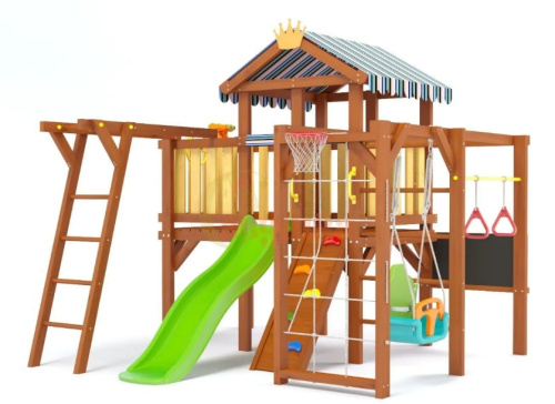 Детская спортивная площадка для дачи Савушка Baby Play 5 (Priority)