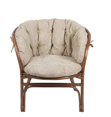 IND Кресло Багама миндаль подушка бежевая 