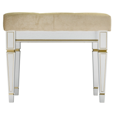 Банкетка Васко В 97Н белый ясень золото 