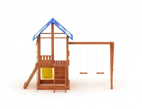 Детский комплекс для дачи Росинка-3 качели деревянные