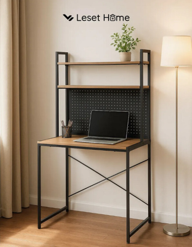 Стол письменный Leset Вудми 2 полки 