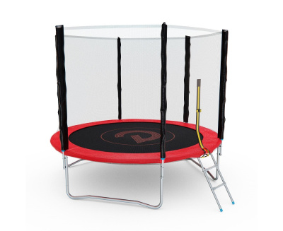 Батут с сеткой DFC PELPO 10ft с лестницей RED