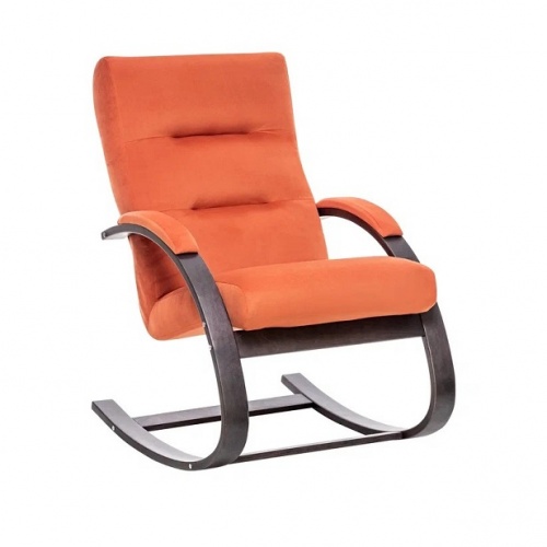 Кресло-качалка Leset Милано венге текстура Velur V39