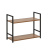 Стеллаж Leset Стилвуд 22 широкий 2 полки черный орех лион светлый Стеллаж Leset Стилвуд 22 широкий 2 полки черный орех лион светлый